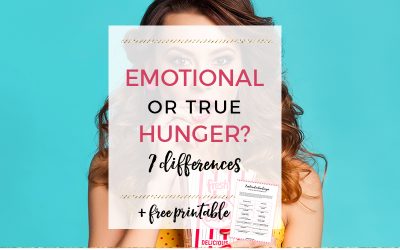 EMOTIONAL OR TRUE HUNGER? 7 DIFFERENCES BETWEEN ONE AND THE OTHER